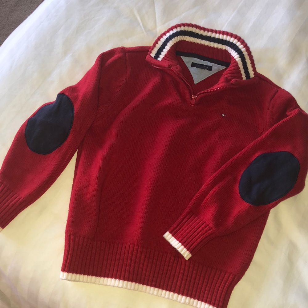 Tommy 1/4Zip Up Sweater - Picture 1 of 3